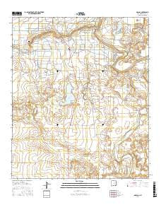 Malaga New Mexico Current topographic map, 1:24000 scale, 7.5 X 7.5 Minute, Year 2017