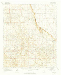 Maljamar New Mexico Historical topographic map, 1:62500 scale, 15 X 15 Minute, Year 1963