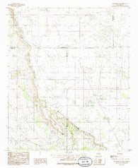 Maljamar NE New Mexico Historical topographic map, 1:24000 scale, 7.5 X 7.5 Minute, Year 1985