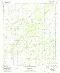 Malone Draw New Mexico Historical topographic map, 1:24000 scale, 7.5 X 7.5 Minute, Year 1981