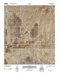 Malpais Hill New Mexico Historical topographic map, 1:24000 scale, 7.5 X 7.5 Minute, Year 2010