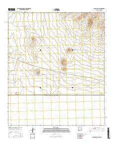 Malpais Hill New Mexico Current topographic map, 1:24000 scale, 7.5 X 7.5 Minute, Year 2017