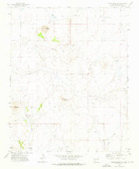 Malpie Mountain New Mexico Historical topographic map, 1:24000 scale, 7.5 X 7.5 Minute, Year 1972