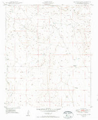 Malstrom Ranch New Mexico Historical topographic map, 1:24000 scale, 7.5 X 7.5 Minute, Year 1949