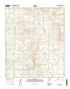 Malstrom Ranch New Mexico Current topographic map, 1:24000 scale, 7.5 X 7.5 Minute, Year 2017