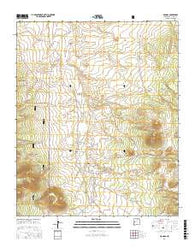 Mangas New Mexico Current topographic map, 1:24000 scale, 7.5 X 7.5 Minute, Year 2017