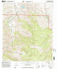 Mangas Springs New Mexico Historical topographic map, 1:24000 scale, 7.5 X 7.5 Minute, Year 1999