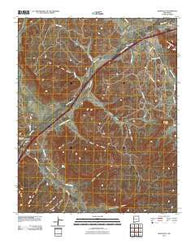 Manuelito New Mexico Historical topographic map, 1:24000 scale, 7.5 X 7.5 Minute, Year 2010