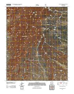 Manzano Peak New Mexico Historical topographic map, 1:24000 scale, 7.5 X 7.5 Minute, Year 2011