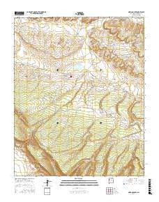 Mariano Lake New Mexico Current topographic map, 1:24000 scale, 7.5 X 7.5 Minute, Year 2017