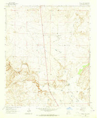 Marley Draw New Mexico Historical topographic map, 1:24000 scale, 7.5 X 7.5 Minute, Year 1962