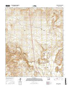 Marley Draw New Mexico Current topographic map, 1:24000 scale, 7.5 X 7.5 Minute, Year 2017