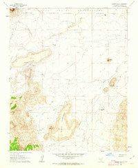 Marmon Ranch New Mexico Historical topographic map, 1:24000 scale, 7.5 X 7.5 Minute, Year 1961
