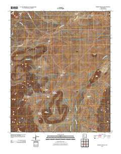 Marmon Ranch New Mexico Historical topographic map, 1:24000 scale, 7.5 X 7.5 Minute, Year 2010