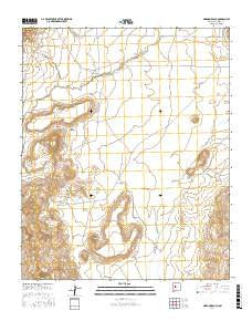 Marmon Ranch New Mexico Current topographic map, 1:24000 scale, 7.5 X 7.5 Minute, Year 2017