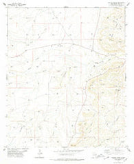 Martha Creek New Mexico Historical topographic map, 1:24000 scale, 7.5 X 7.5 Minute, Year 1978