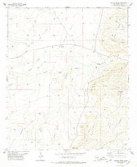 Martha Creek New Mexico Historical topographic map, 1:24000 scale, 7.5 X 7.5 Minute, Year 1978