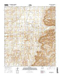 Martha Creek New Mexico Current topographic map, 1:24000 scale, 7.5 X 7.5 Minute, Year 2017