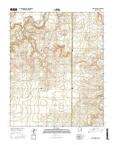 Martin Draw New Mexico Current topographic map, 1:24000 scale, 7.5 X 7.5 Minute, Year 2017