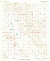 Massacre Peak New Mexico Historical topographic map, 1:24000 scale, 7.5 X 7.5 Minute, Year 1964