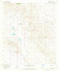 Massacre Peak New Mexico Historical topographic map, 1:24000 scale, 7.5 X 7.5 Minute, Year 1964