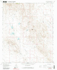 Massacre Peak New Mexico Historical topographic map, 1:24000 scale, 7.5 X 7.5 Minute, Year 1964
