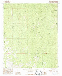 Maverick Mountain New Mexico Historical topographic map, 1:24000 scale, 7.5 X 7.5 Minute, Year 1985