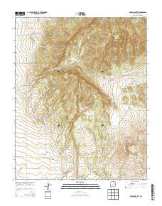 Maxson Crater New Mexico Historical topographic map, 1:24000 scale, 7.5 X 7.5 Minute, Year 2013