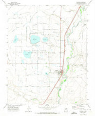 Maxwell New Mexico Historical topographic map, 1:24000 scale, 7.5 X 7.5 Minute, Year 1971