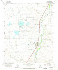 Maxwell New Mexico Historical topographic map, 1:24000 scale, 7.5 X 7.5 Minute, Year 1971