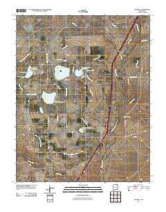 Maxwell New Mexico Historical topographic map, 1:24000 scale, 7.5 X 7.5 Minute, Year 2010