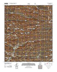Mayhill New Mexico Historical topographic map, 1:24000 scale, 7.5 X 7.5 Minute, Year 2011
