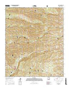 Mayhill New Mexico Current topographic map, 1:24000 scale, 7.5 X 7.5 Minute, Year 2017
