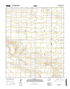 McAlister New Mexico Current topographic map, 1:24000 scale, 7.5 X 7.5 Minute, Year 2017