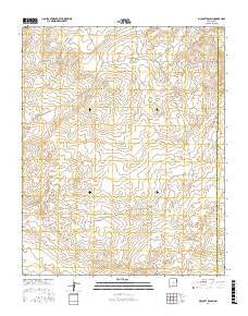 McCarty Ranch New Mexico Current topographic map, 1:24000 scale, 7.5 X 7.5 Minute, Year 2017