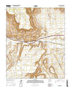 McCartys New Mexico Current topographic map, 1:24000 scale, 7.5 X 7.5 Minute, Year 2017