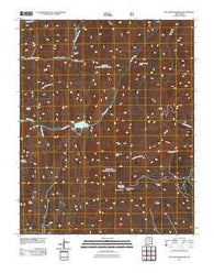 McClure Reservoir New Mexico Historical topographic map, 1:24000 scale, 7.5 X 7.5 Minute, Year 2011