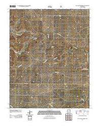 McLaughlin Bridge New Mexico Historical topographic map, 1:24000 scale, 7.5 X 7.5 Minute, Year 2011