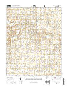 McLaughlin Bridge New Mexico Historical topographic map, 1:24000 scale, 7.5 X 7.5 Minute, Year 2013