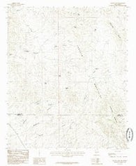 McLeod Tank New Mexico Historical topographic map, 1:24000 scale, 7.5 X 7.5 Minute, Year 1985