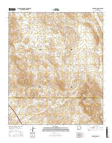 McLeod Tank New Mexico Current topographic map, 1:24000 scale, 7.5 X 7.5 Minute, Year 2017