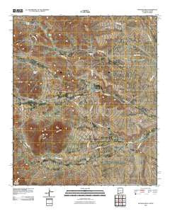 McVeigh Hills New Mexico Historical topographic map, 1:24000 scale, 7.5 X 7.5 Minute, Year 2010