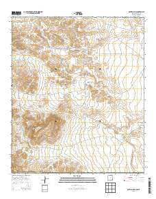 McVeigh Hills New Mexico Historical topographic map, 1:24000 scale, 7.5 X 7.5 Minute, Year 2013