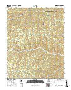 McWilliams Canyon New Mexico Current topographic map, 1:24000 scale, 7.5 X 7.5 Minute, Year 2017