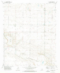 Mc Alister New Mexico Historical topographic map, 1:24000 scale, 7.5 X 7.5 Minute, Year 1973