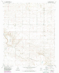 Mc Alister New Mexico Historical topographic map, 1:24000 scale, 7.5 X 7.5 Minute, Year 1973