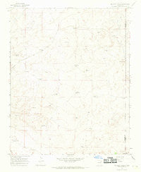 Mc Carty Ranch New Mexico Historical topographic map, 1:24000 scale, 7.5 X 7.5 Minute, Year 1966