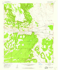 Mc Cartys New Mexico Historical topographic map, 1:24000 scale, 7.5 X 7.5 Minute, Year 1957