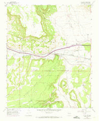 Mc Cartys New Mexico Historical topographic map, 1:24000 scale, 7.5 X 7.5 Minute, Year 1957