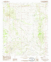 Mc Clede Mountain New Mexico Historical topographic map, 1:24000 scale, 7.5 X 7.5 Minute, Year 1985